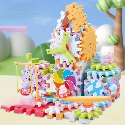 Gear Builder - Montessori Building Blocks