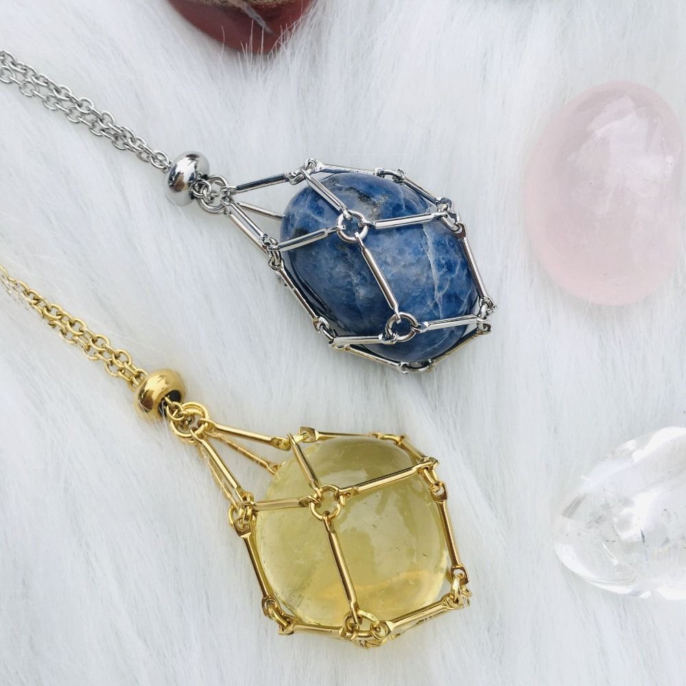 EnergyPendant - Interchangeable Crystal Stone Necklace for a Radiant Style and Inner Harmony