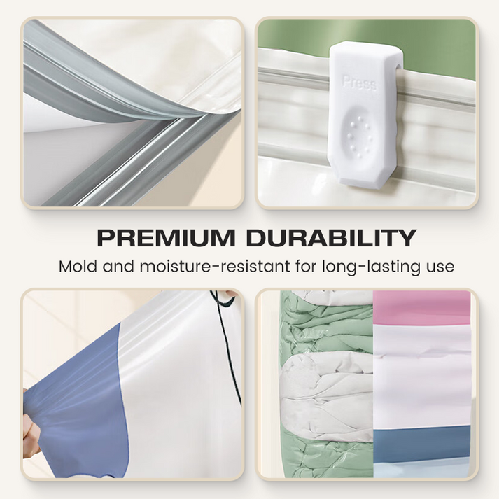 Storage Bags - Large Vacuum Compression Bags Without Pump
