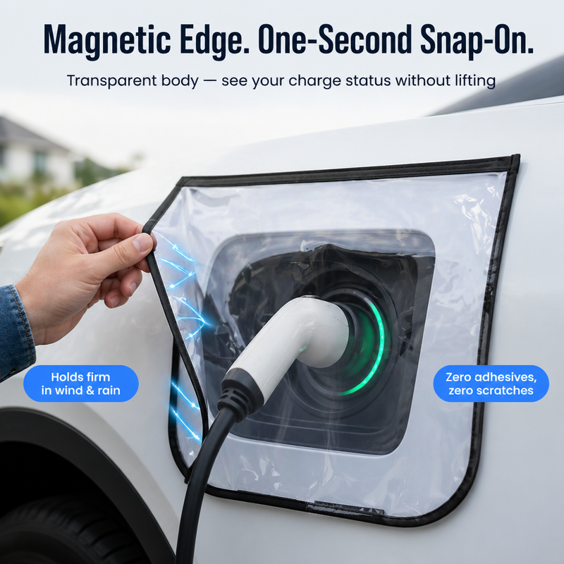 Charging Port Cover - Keep the charging port of your electric car absolutely dry in all weather
