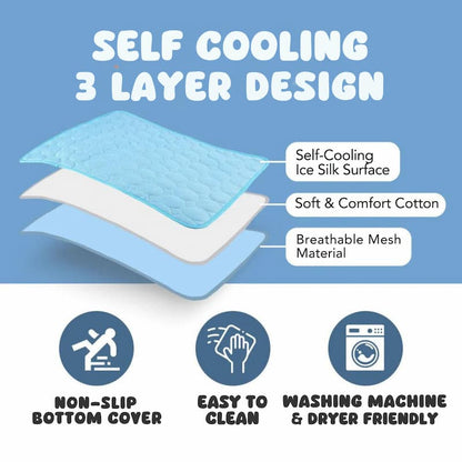 Cooling Mat - Cooling Mat for Dogs – Self-Cooling and Softly Padded