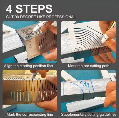 CutGuide - Stainless Steel Marking and Measuring Gauge