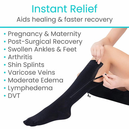 Zipper Socks - Compression Socks with Zipper