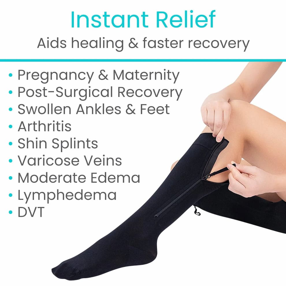 Zipper Socks - Compression Socks with Zipper