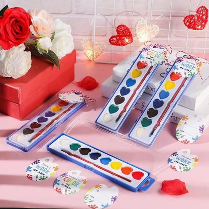 Heart Paint - Mini Watercolor Paint Set