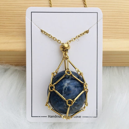 EnergyPendant - Interchangeable Crystal Stone Necklace for a Radiant Style and Inner Harmony