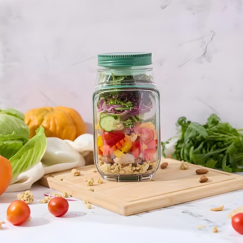 SaladJar - Salad Container with Compartments