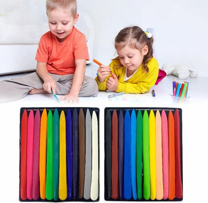 Rainbow Colors - Waterproof Organic Wax Crayons (48 Colors)