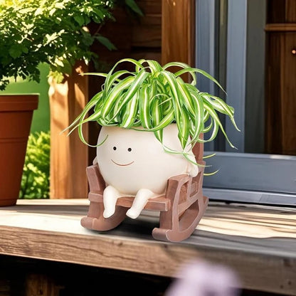 Plant Seat - Unique Plant Vase in Chair Shape