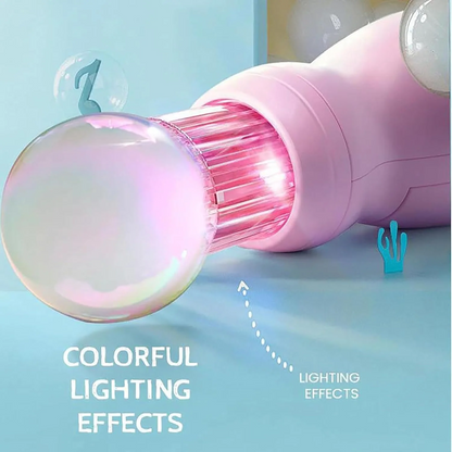Bubble Wand - Fog-Filled Bubbles with Light and Music