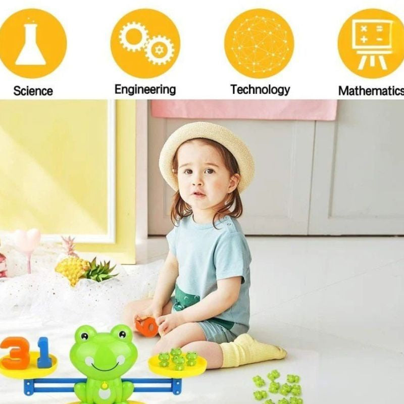 NumberScale - Frog Balance Toy Set