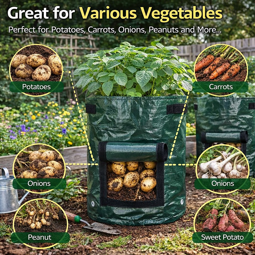 Grow Bag - Potato Growing Bag with Easy Harvest