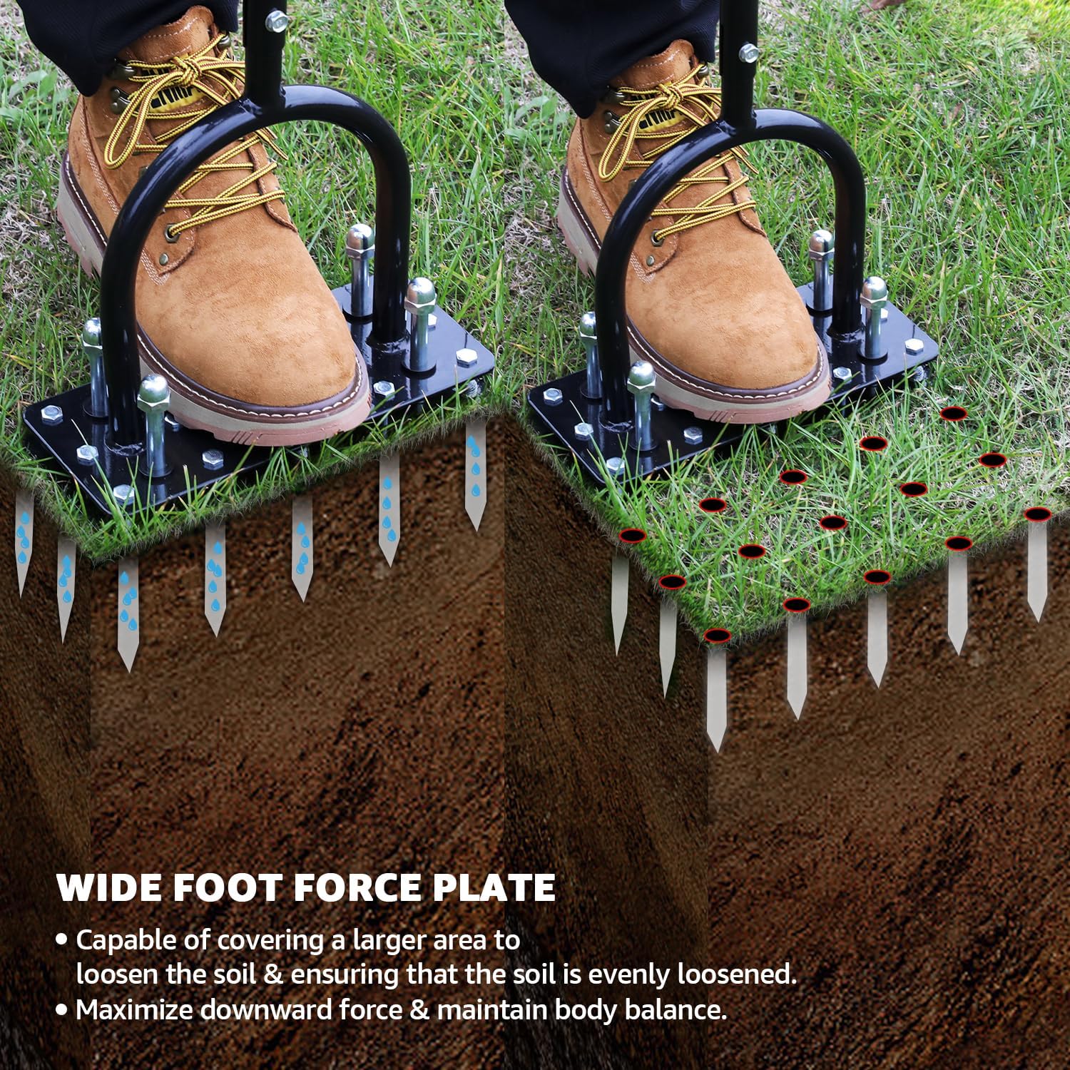 Lawn Aerator - Automatic, Self-Cleaning Lawn Aerator