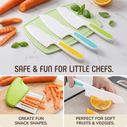 Kids Cooking Knife - Ignite Your Child's Confidence and Creativity with Every Safe Cut