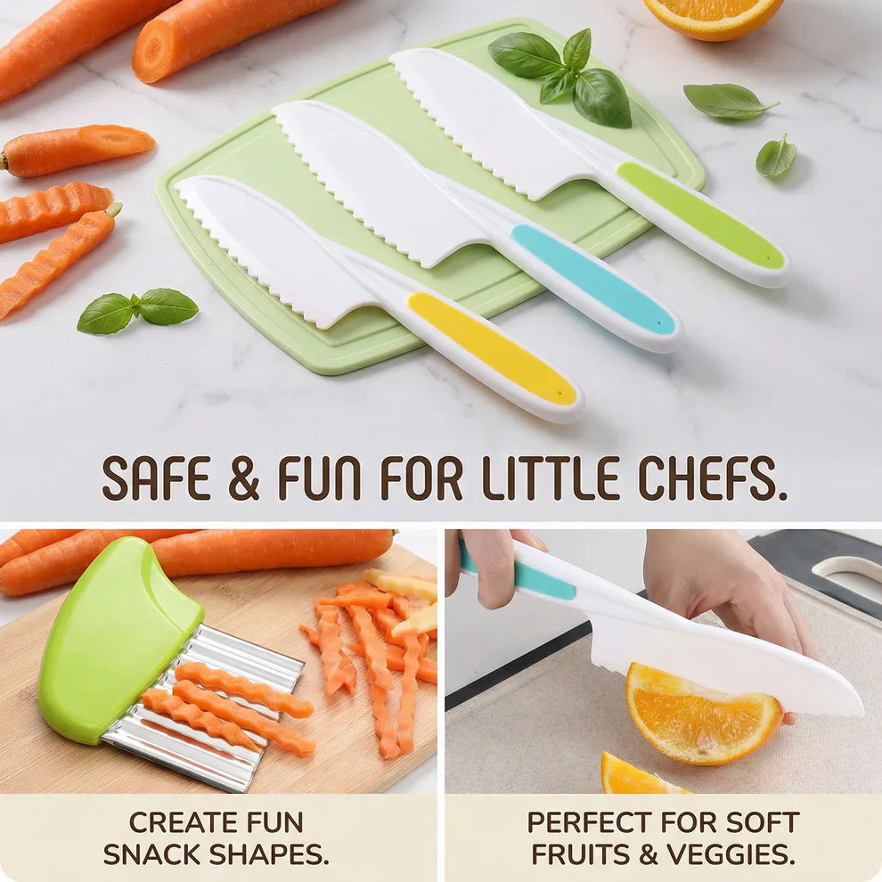 Kids Cooking Knife - Ignite Your Child's Confidence and Creativity with Every Safe Cut