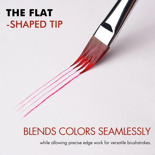 Two-Layer Flat Brushes [5-Piece Set]