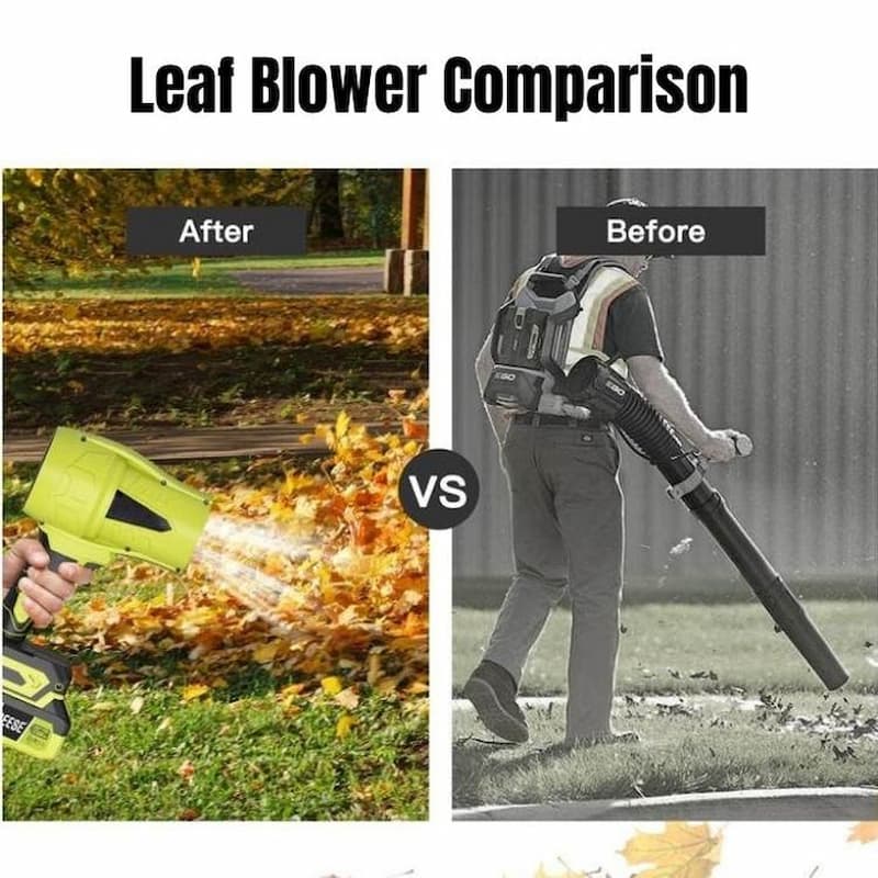 Turbo Blower - Battery Leaf Blower for Cleaning