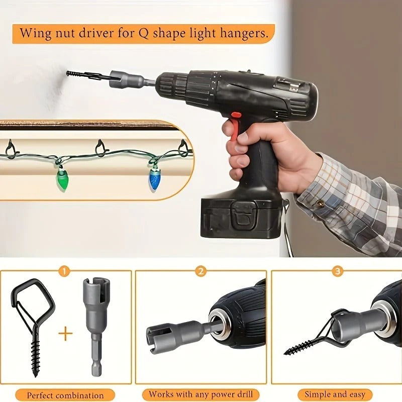 Hook Clip - Screw Hook with Clip [20 Pieces]