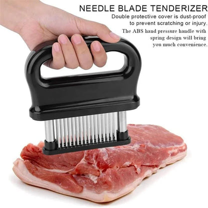 Meat Tenderizer - 48 Blades Made of Stainless Steel - Tenderize in Seconds