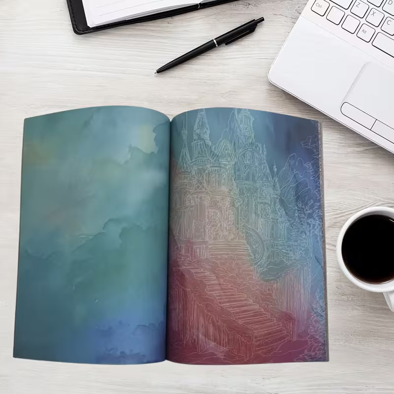 TraceDrawings - Relaxing Coloring Book with Ink Drawings