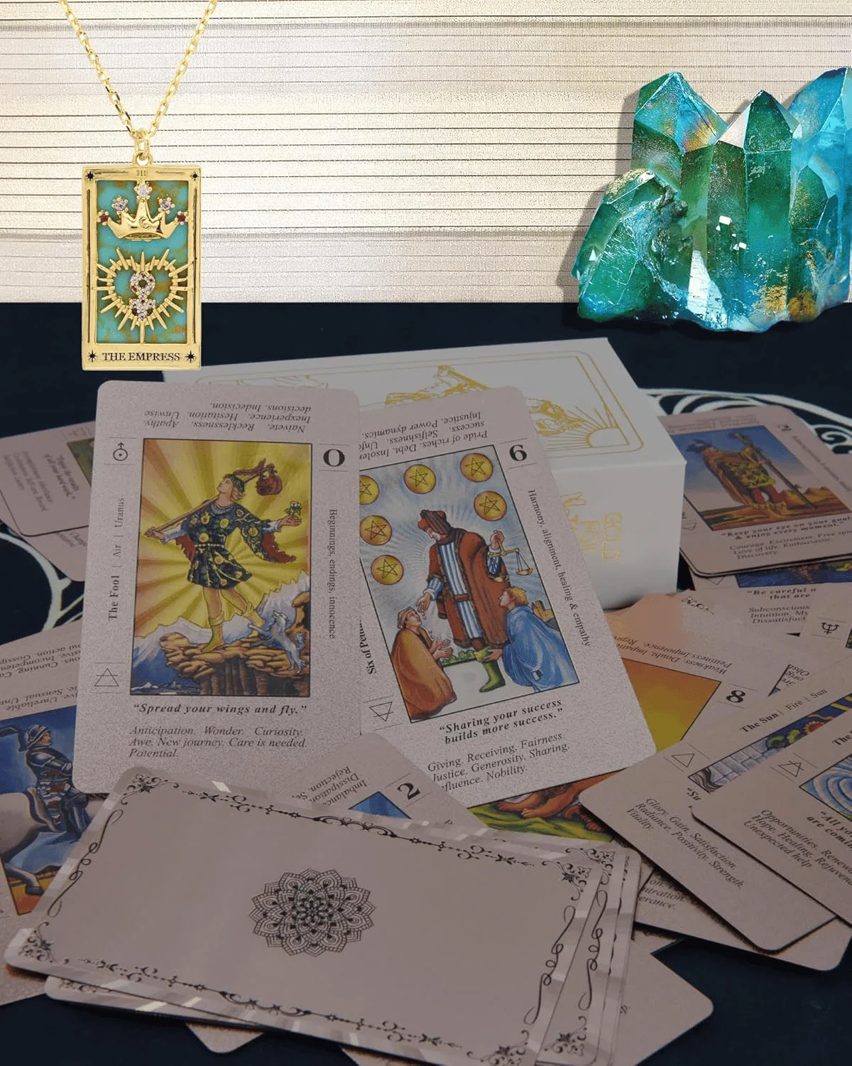 OracleDeck - Luxurious Tarot Card Deck for Beginners and Professionals