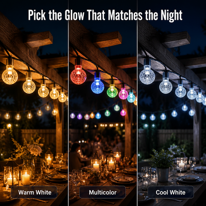 String Bulbs - Illuminate your garden just like the Pinterest pin you keep saving