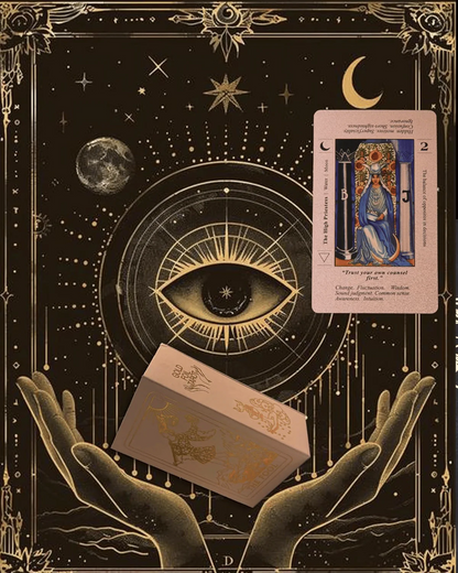 OracleDeck - Luxurious Tarot Card Deck for Beginners and Professionals