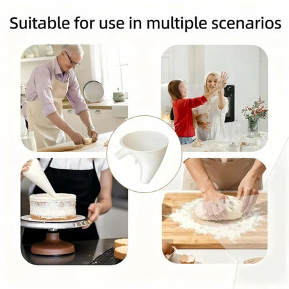 Smooth Baking Funnel for Your Stand Mixer