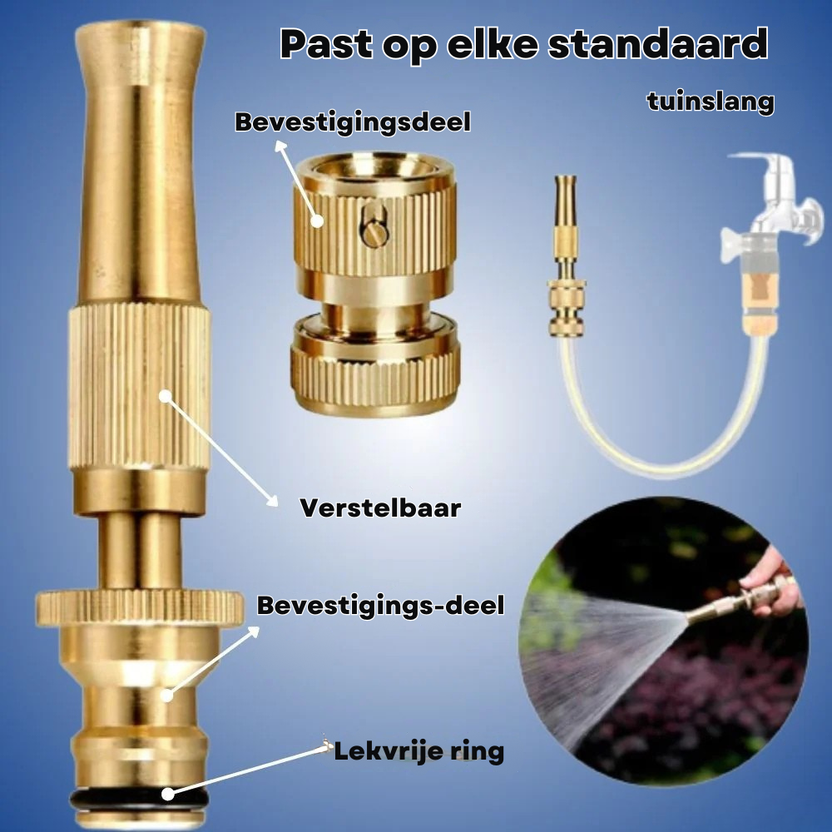 Hose Nozzle - Spray Head with 4 Adjustable Positions
