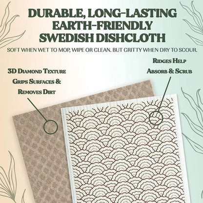 DischaCloths - Ultra-absorbent Dish Towel Set