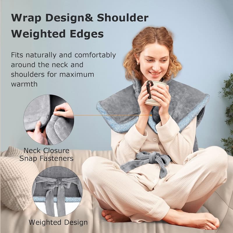ThermoWrap - Heat, Neck and Shoulder Relaxation, Auto Shut-off