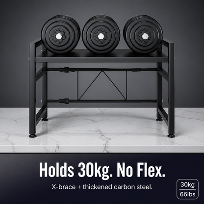 Counter Rack - Gain back half of your workspace without moving a single appliance