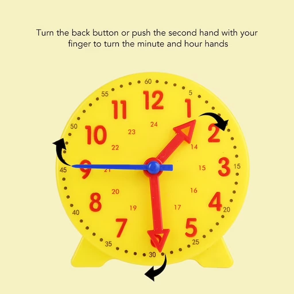 Clock Reading - Toy for Learning to Tell Time