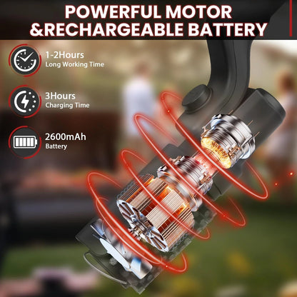 Electric BBQ Grill Brush - The Most Effective Way to Clean Your Grill | Cordless and Rechargeable