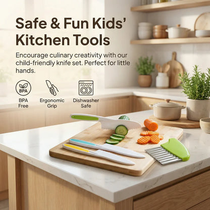 Kids Cooking Knife - Ignite Your Child's Confidence and Creativity with Every Safe Cut