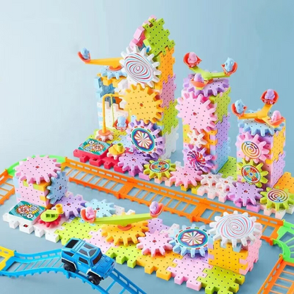 Gear Builder - Montessori Building Blocks