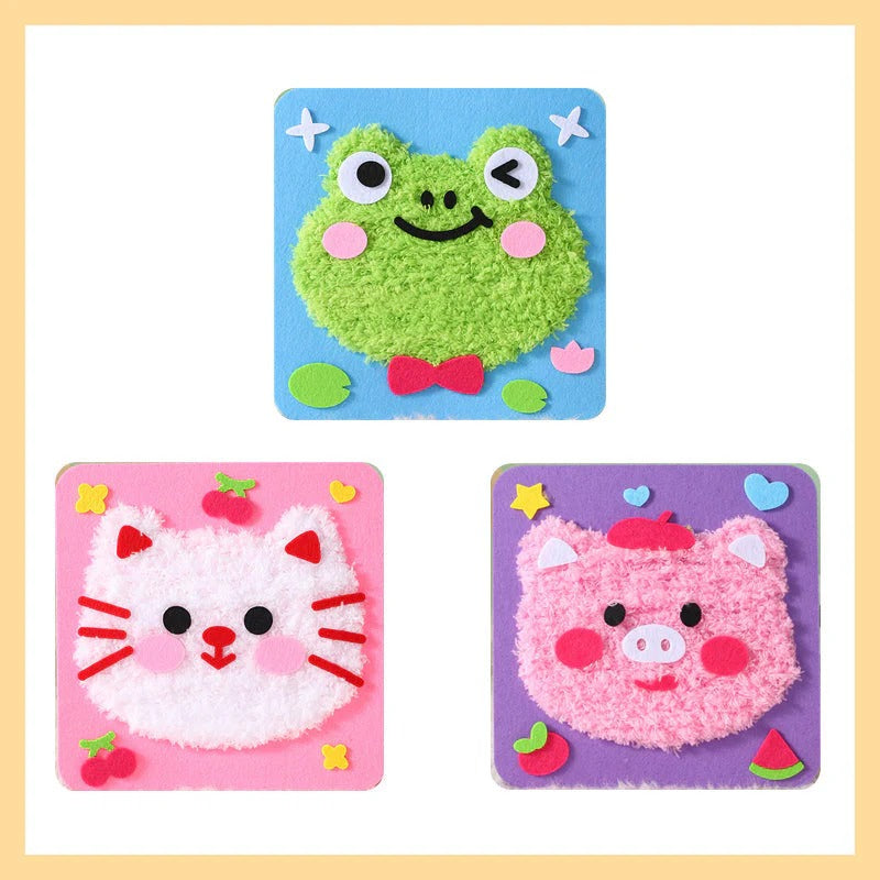 Fuzzy Drawings - Set for Crafting a Stick Puppet