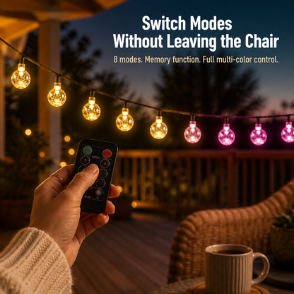 String Bulbs - Illuminate your garden just like the Pinterest pin you keep saving