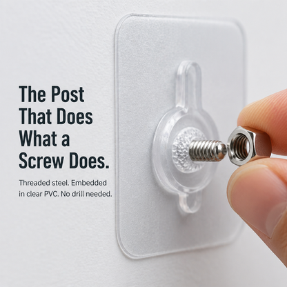 Stick Hooks - Hang heavy items instantly, damage-free attachment, ideal for renters