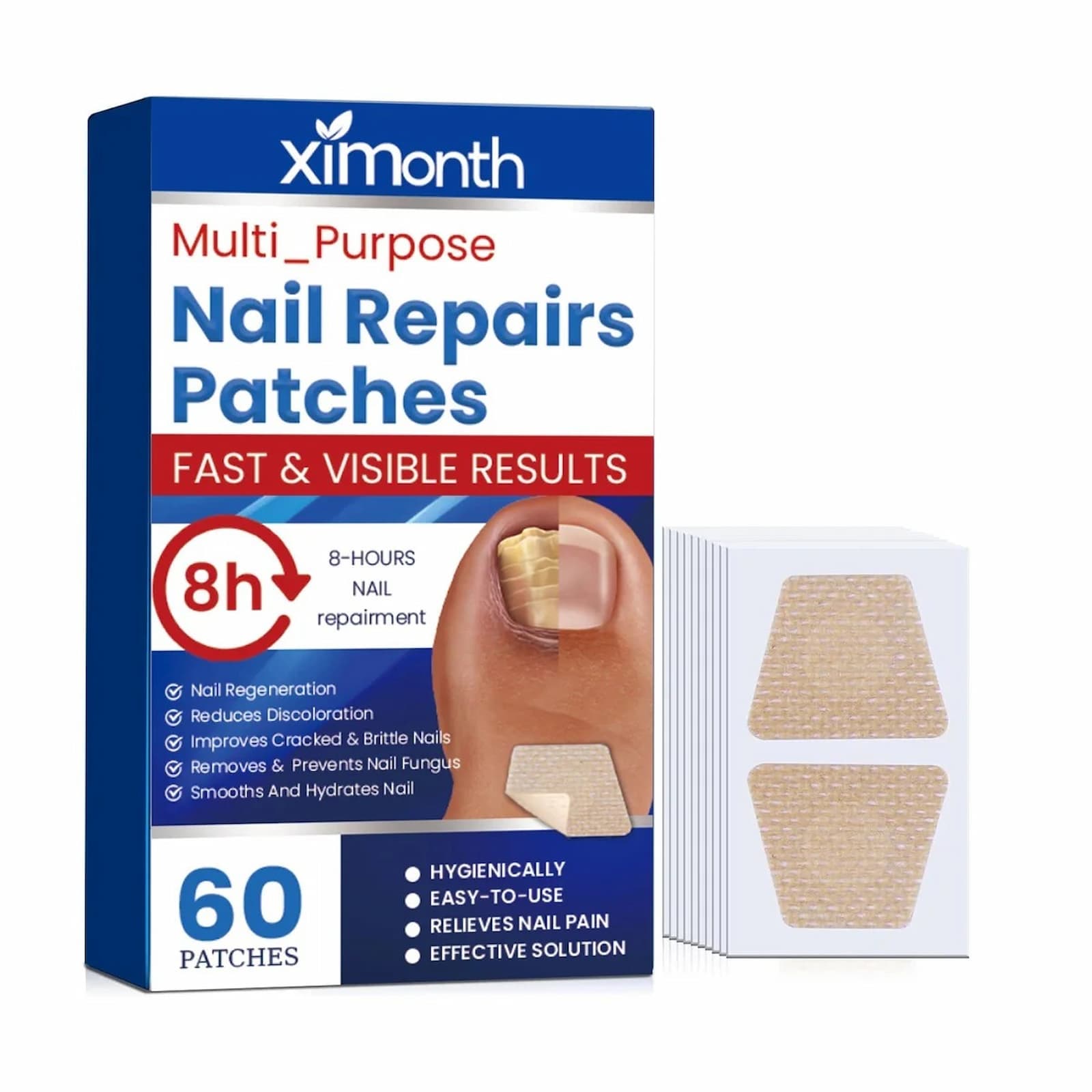 Nail Patches - Patches for Treating Nail Fungus [60 pieces]