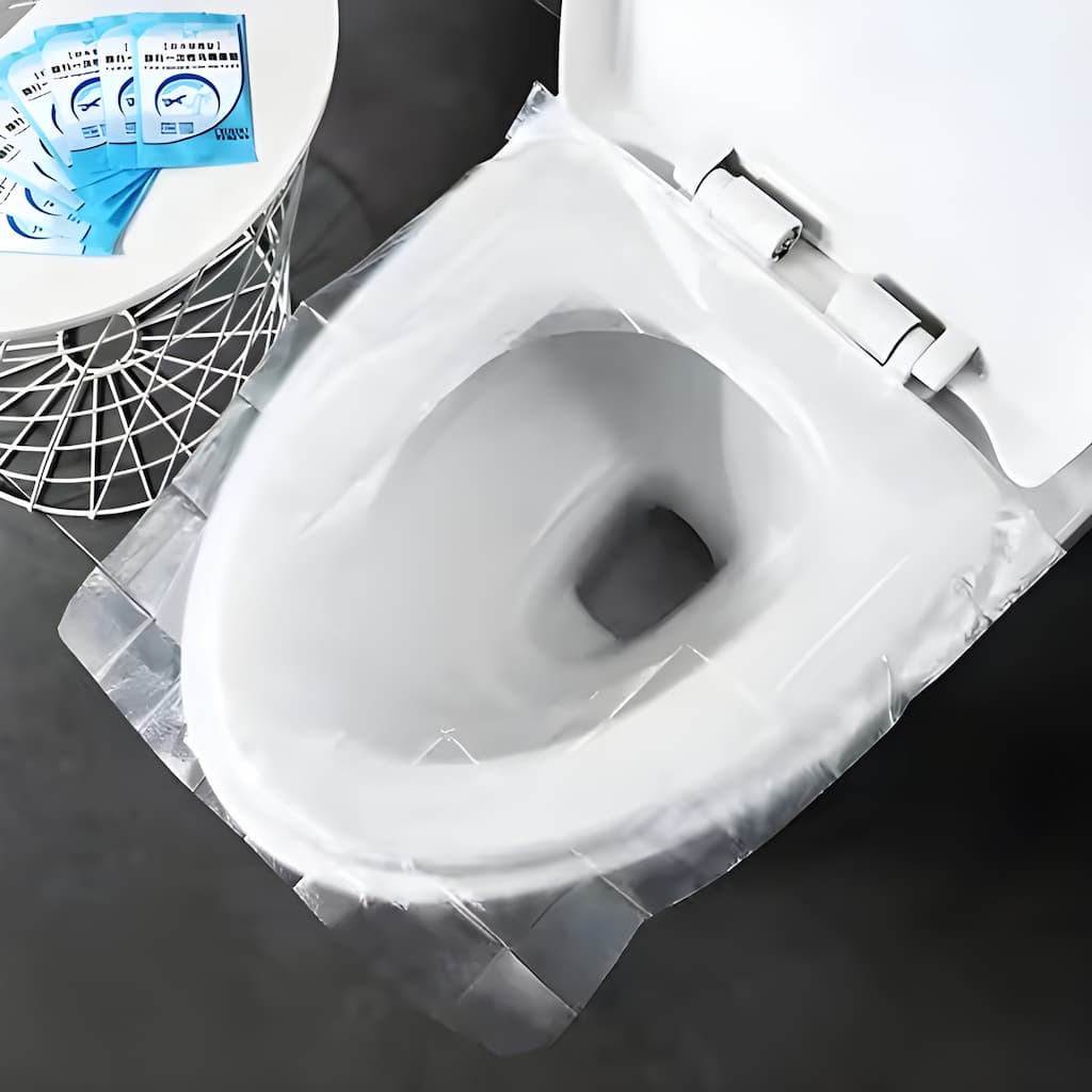 HygeneCover - Personal Toilet Seat Cover for On-the-Go [50 Pieces]