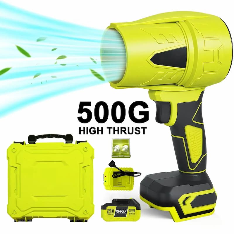 Turbo Blower - Battery Leaf Blower for Cleaning