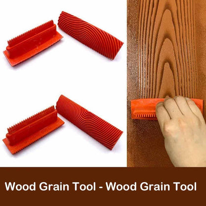 Realistic Wood Grain Tool Set for Staining Wood