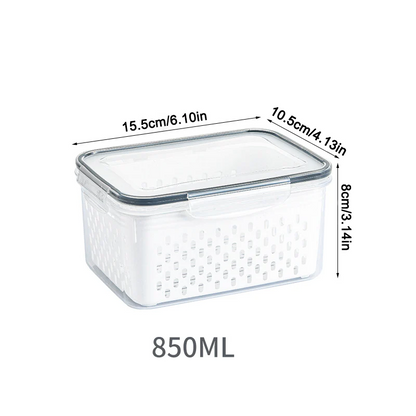 Fresh Containers - Easy Drain Food Containers
