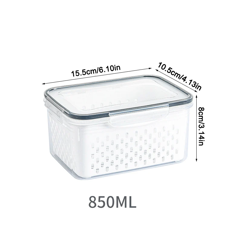 Fresh Containers - Easy Drain Food Containers