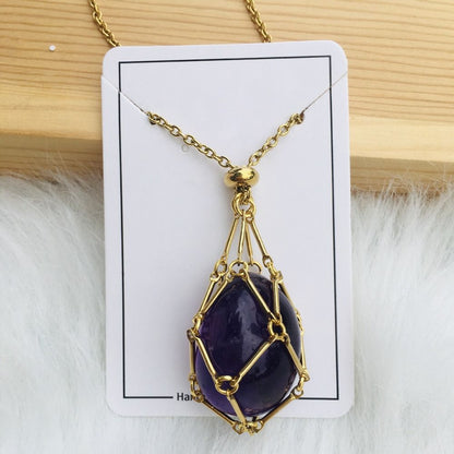 EnergyPendant - Interchangeable Crystal Stone Necklace for a Radiant Style and Inner Harmony