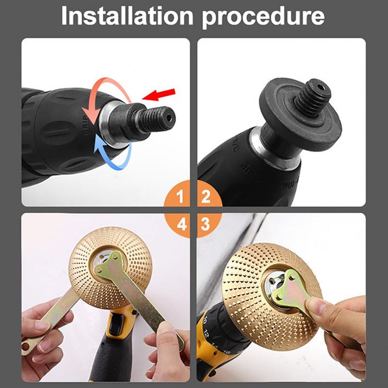 Drill Converter - Transform Your Drill into a Tool Compatible with Any Grinding Attachment