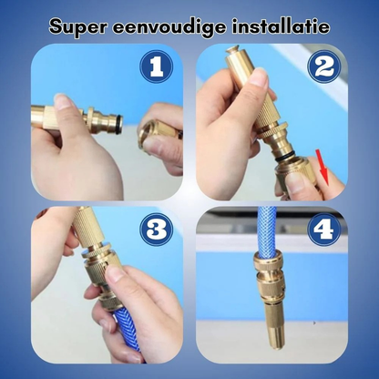 Hose Nozzle - Spray Head with 4 Adjustable Positions