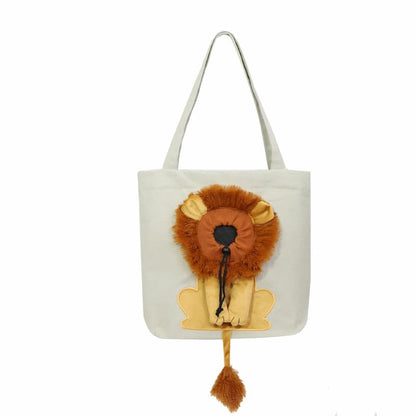 Cat Mane Bag - Canvas Tote Bag for Pets