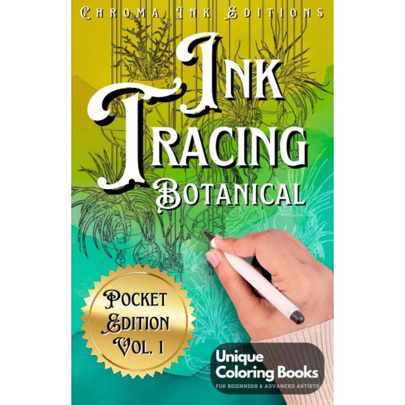 TraceDrawings - Relaxing Coloring Book with Ink Drawings